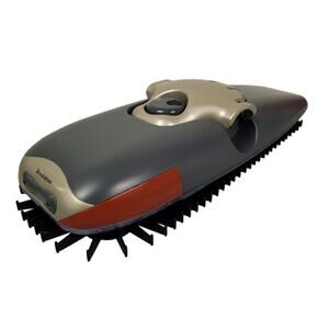 Brookstone Motorized Rotating Tie Rack Belt Holder 68 Hook Closet Organizer Gray